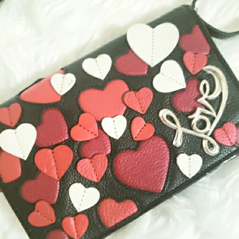 BRIGHTON Love Story Fall In Love Leather Crossbody - Picture 10 of 16